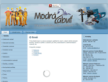 Tablet Screenshot of modralabut.cz